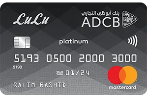 ADCB LuLu Platinum Credit Card — official bank artwork