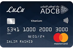 ADCB LuLu Titanium Credit Card — official bank artwork