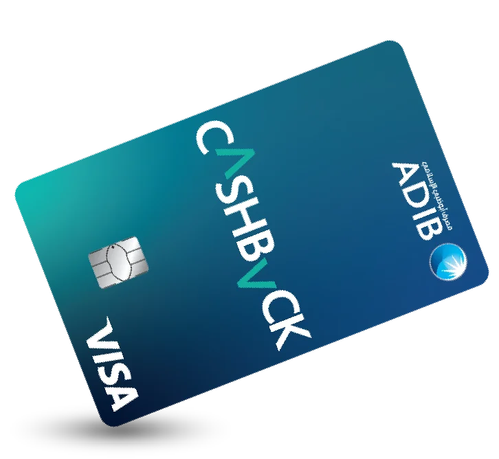 ADIB Cashback Visa Covered Card — official bank artwork