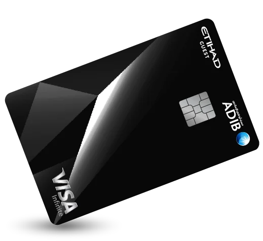 ADIB Etihad Guest Visa Infinite Covered Card — official bank artwork