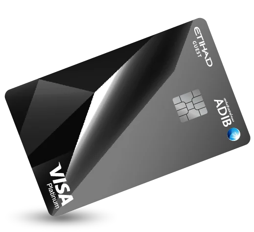 ADIB Etihad Guest Visa Platinum Covered Card — official bank artwork