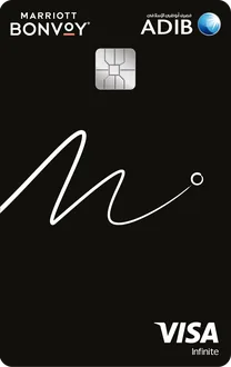 Marriott Bonvoy ADIB Visa Infinite — official bank artwork