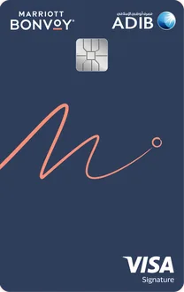 Marriott Bonvoy ADIB Visa Signature — official bank artwork