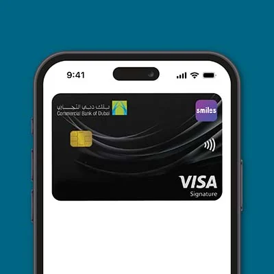 CBD Smiles Visa Signature Credit Card — official bank artwork