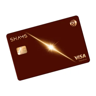 DIB SHAMS Signature Covered Card — official bank artwork