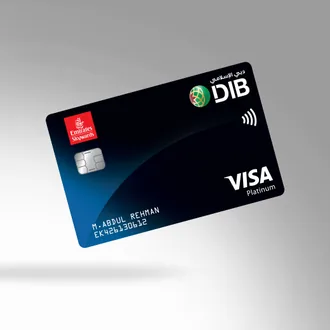 Emirates Skywards DIB Platinum Covered Card — official bank artwork