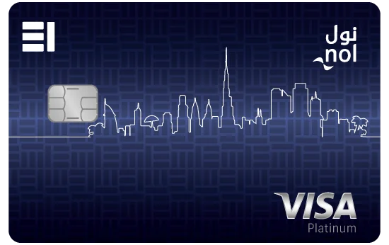 Emirates Islamic RTA Platinum Credit Card — official bank artwork