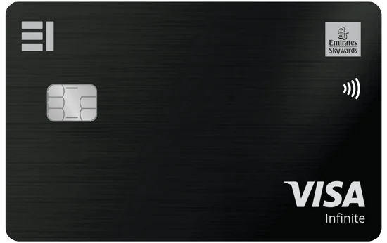 Emirates Islamic Skywards Black Credit Card — official bank artwork
