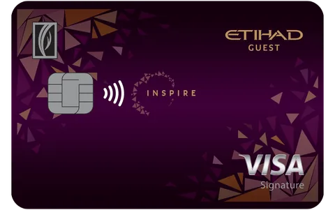 Emirates NBD Etihad Guest Visa Inspire — official bank artwork
