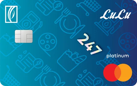 Emirates NBD LuLu 247 Platinum Credit Card — official bank artwork