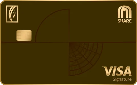 Emirates NBD SHARE Visa Signature Credit Card — official bank artwork