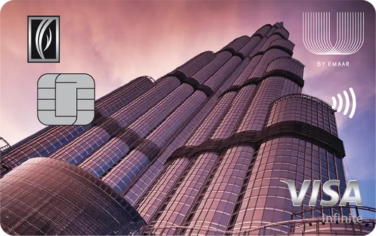 U By Emaar Infinite Credit Card — official bank artwork
