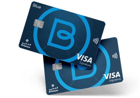 Blue FAB Signature Credit Card by Al-Futtaim — official bank artwork