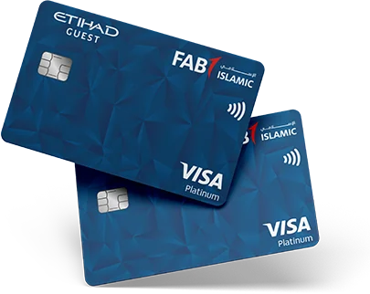 FAB Etihad Guest Platinum Islamic Credit Card — official bank artwork