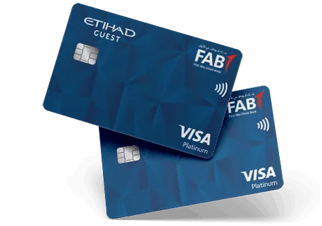 FAB Etihad Guest Platinum Credit Card — official bank artwork