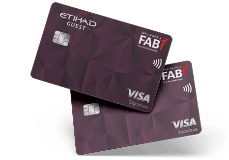FAB Etihad Guest Signature Credit Card — official bank artwork