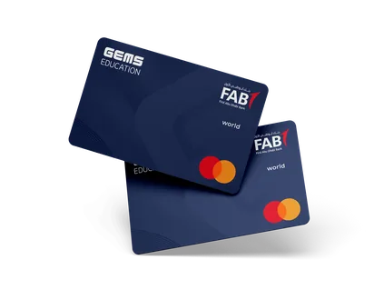 FAB GEMS World Credit Card — official bank artwork