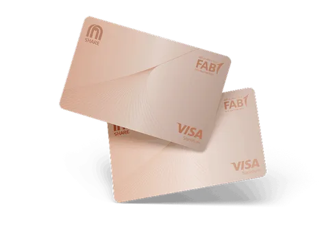 FAB SHARE Signature Credit Card — official bank artwork