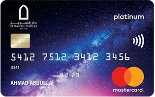 Finance House Platinum Credit Card — official bank artwork