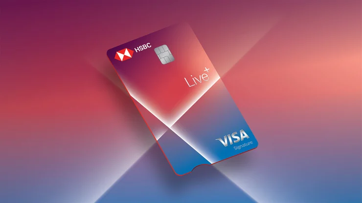 HSBC Live+ Credit Card — official bank artwork