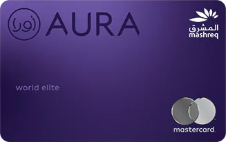 Mashreq Aura World Elite Credit Card — official bank artwork