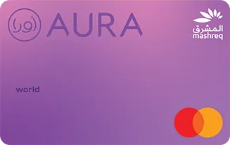 Mashreq Aura World Credit Card — official bank artwork