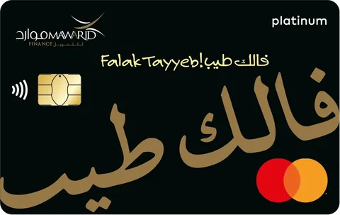 Falak Tayyeb Platinum Credit Card — official bank artwork