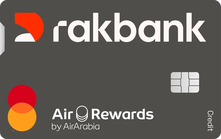 RAKBANK Air Arabia Platinum Credit Card — official bank artwork